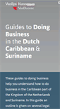 Mobile Screenshot of doingbusinessdutchcaribbean.com